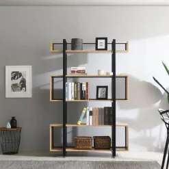 Sale Industrial Standregal in Schwarz - Felictas Regale