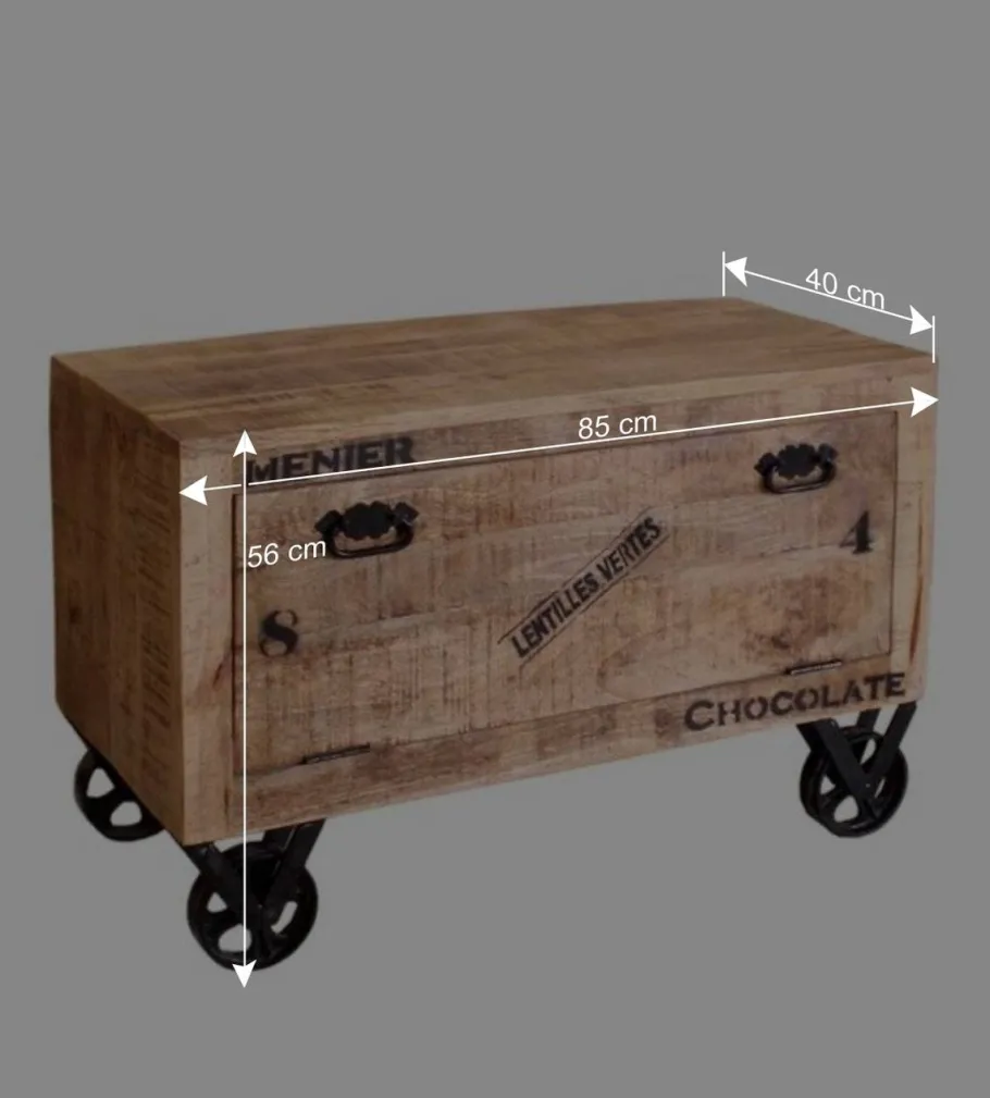 Best Industry Garderobenmöbel Indri aus Mangobaum Massivholz (sechsteilig) Garderoben