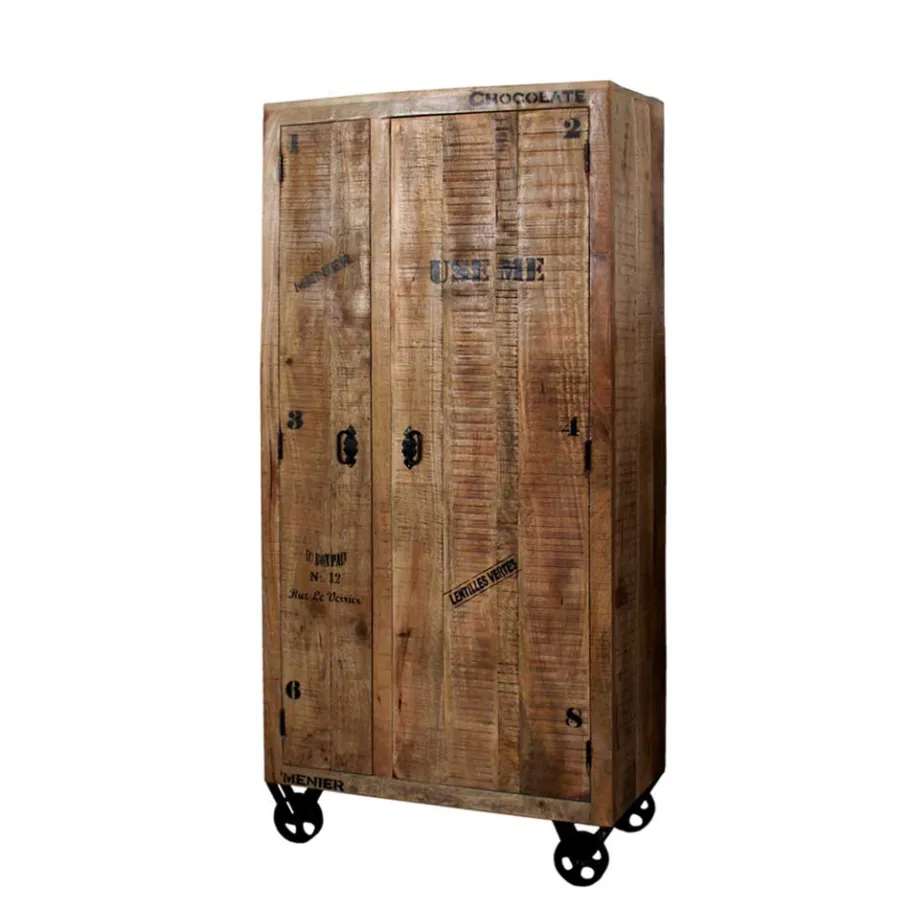 Best Industry Garderobenmöbel Indri aus Mangobaum Massivholz (sechsteilig) Garderoben