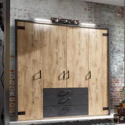Best Industry Kleiderschrank mit 200 cm Breite - Bram KleiderschrÀnke|SchrÀnke