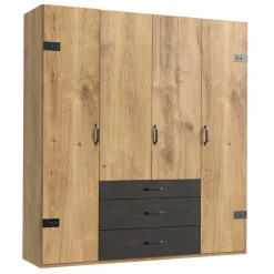 Best Industry Kleiderschrank mit 200 cm Breite - Bram Kleiderschränke|Schränke