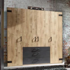 Best Industry Kleiderschrank mit 200 cm Breite - Bram Kleiderschränke|Schränke