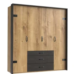 Best Industry Kleiderschrank mit 200 cm Breite - Bram Kleiderschränke|Schränke