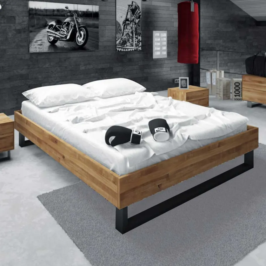 Clearance Jugendbett Manzey aus Wildeiche Massivholz Betten