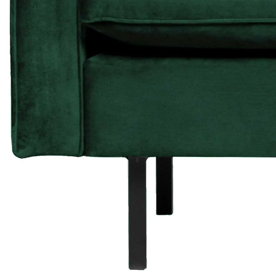 Sale Kantiger Polstersessel in Grün Velvet - Distroit Sessel