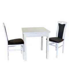 Outlet Küche Essgruppe für 2 Personen - Martinique (dreiteilig) Sitzgruppe