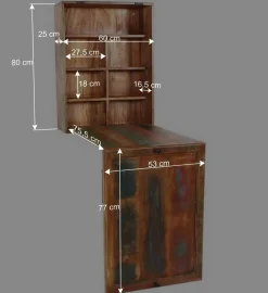 Sale Küchenbar ausklappbar im Shabby Chic - Jamaica (dreiteilig) Sitzgruppe