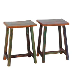 Sale Küchenbar ausklappbar im Shabby Chic - Jamaica (dreiteilig) Sitzgruppe