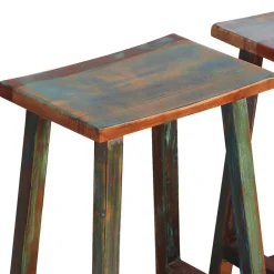 Sale Küchenbar ausklappbar im Shabby Chic - Jamaica (dreiteilig) Sitzgruppe