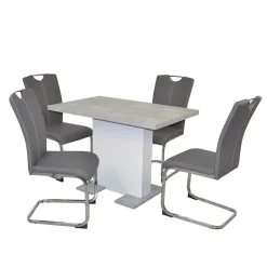 Sale Küchentisch & Swingstühle Kombination - Abigail (fünfteilig) Sitzgruppe