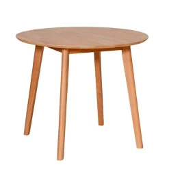 Outlet Kernbuche Tischgruppe rund - Metauro (fünfteilig) Sitzgruppe