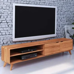Sale Kernbuche TV Board in Natur geölt - Junola Tv & Hifi-Möbel|Lowboards