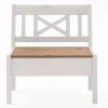Sale Kiefer Truhenbank Lugon im Landhausstil Sitzbank