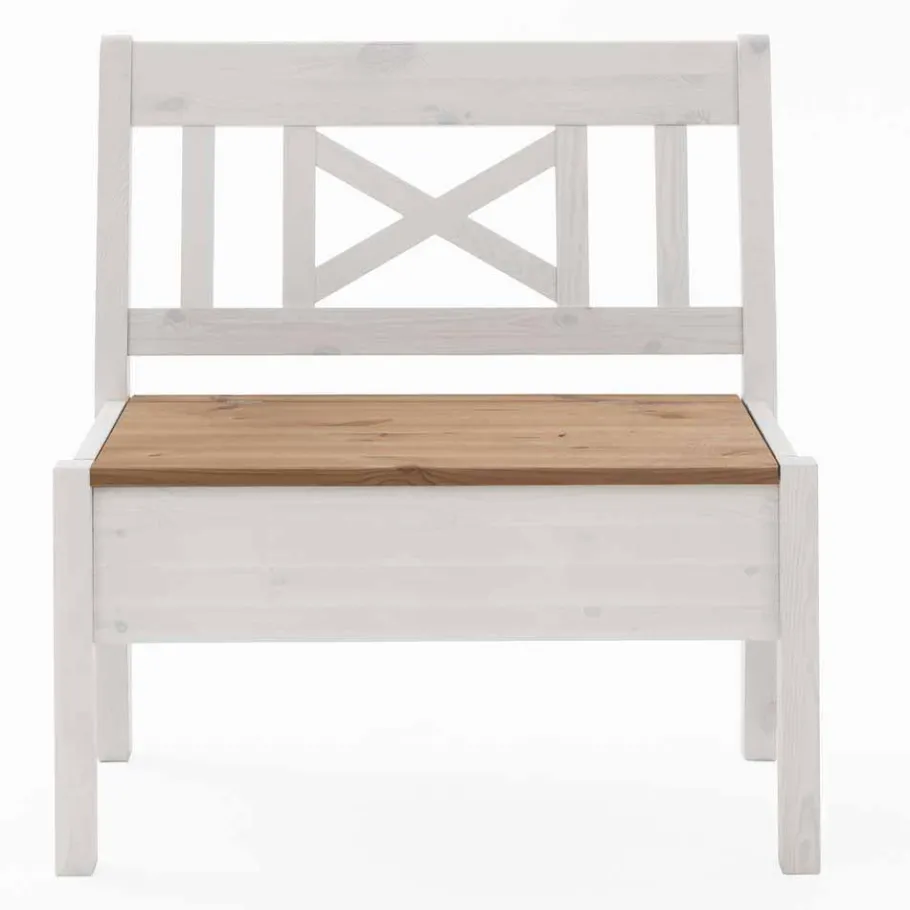 Sale Kiefer Truhenbank Lugon im Landhausstil Sitzbank