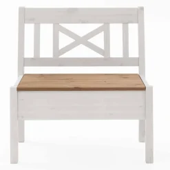 Sale Kiefer Truhenbank Lugon im Landhausstil Sitzbank