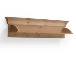 Sale Kiefer WandhÀngeregal mit 5 Haken - Piatra Regale