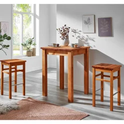 Sale Kiefernholz Bargruppe in Bernstein - Zytras (dreiteilig) Sitzgruppe