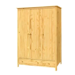 Sale Kiefernholz Kleiderschrank massiv - Nastonia Kleiderschränke|Schränke