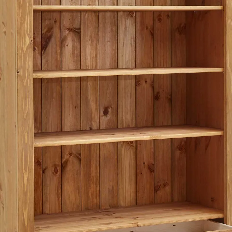 Sale Kiefernholz Landhaus Regal 108x203x45 cm - Piatra Regale