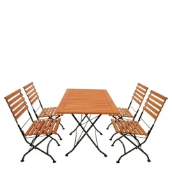 Best Klappbare Tischgruppe Outdoor - Pecorino (fünfteilig) Sitzgruppe