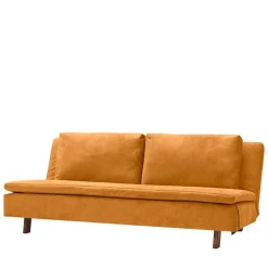 Sale Klappcouch in Ocker mit Eiche - Lyra Betten|Sofas