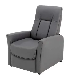 Clearance Klassischer Fernsehsessel in Anthrazit - Olagora Sessel