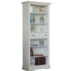 Best Klassisches Bücherregal in Antikweiß - Annot Regale|Vitrinen