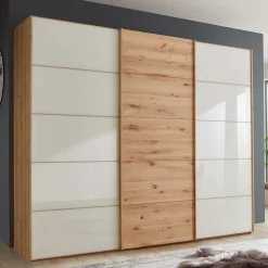 Kleiderschrank 250 cm breit mit zwei Höhen - Nikoba Kleiderschränke|Schränke