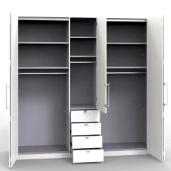 Kleiderschrank für modernes Schlafzimmer in Creme - Zidarie Kleiderschränke