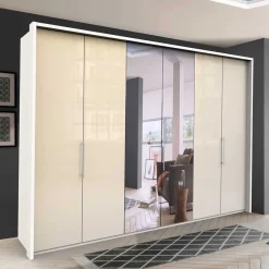 New Kleiderschrank fürs Schlafzimmer mit Spiegel - Zidarie Kleiderschränke