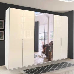 New Kleiderschrank fürs Schlafzimmer mit Spiegel - Zidarie Kleiderschränke