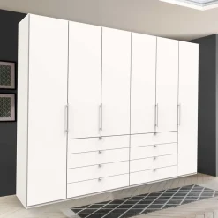 Outlet Kleiderschrank fürs Schlafzimmer mit Metallgriffen - Donpiave Kleiderschränke