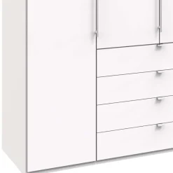 Outlet Kleiderschrank fürs Schlafzimmer mit Metallgriffen - Donpiave Kleiderschränke