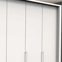 Outlet Kleiderschrank fürs Schlafzimmer mit Metallgriffen - Donpiave Kleiderschränke