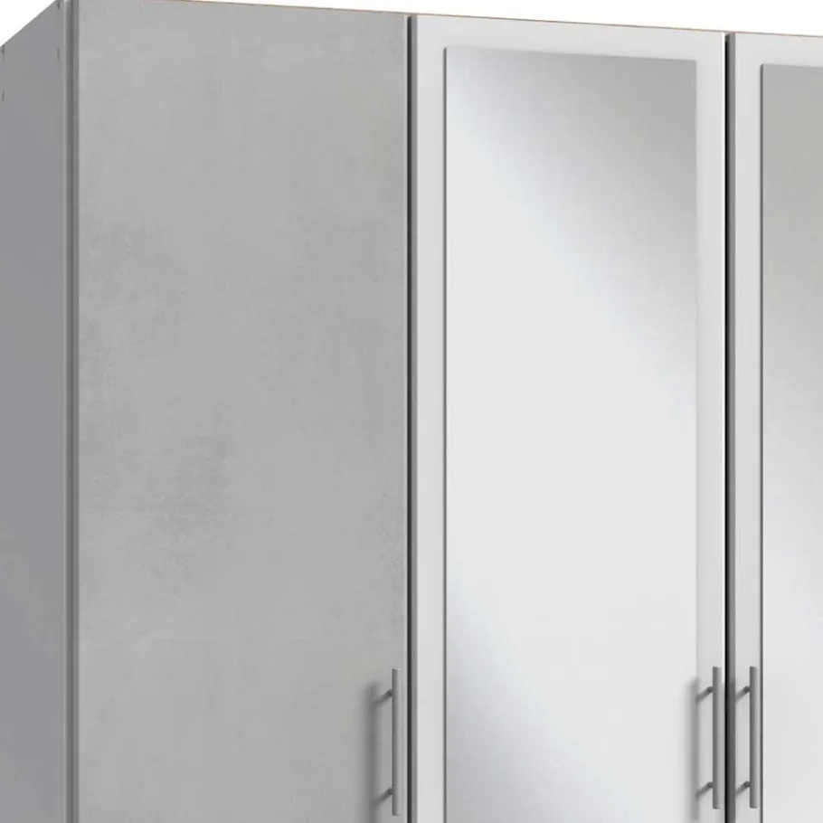 Kleiderschrank in Betonoptik Lichtgrau - Unesc Kleiderschränke|Schränke