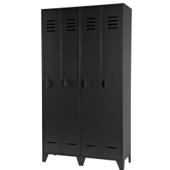 Hot Kleiderschrank in Spind Optik aus Holz und Holzwerkstoff - Tivegos Kleiderschränke|Schränke