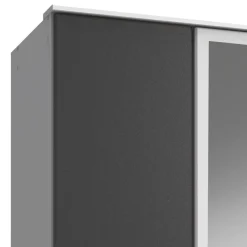 Sale Kleiderschrank in Weiß & Dunkelgrau - Vanila I Kleiderschränke|Schränke