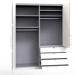 New Kleiderschrank mit Falttüren & Schubladen - Donpiave Kleiderschränke