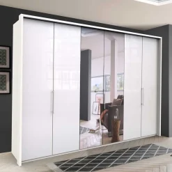 Best Kleiderschrank mit Gleittüren in Weiß - Dolienca Kleiderschränke|Schränke