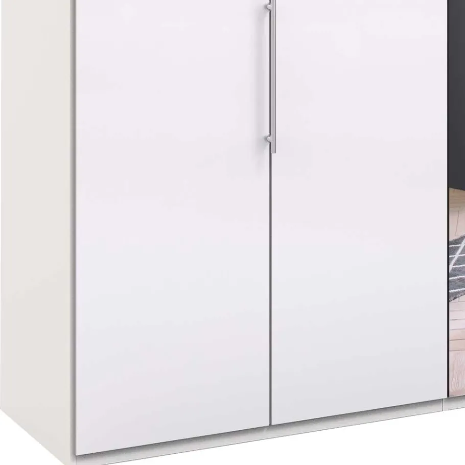 Best Kleiderschrank mit Gleittüren in Weiß - Dolienca Kleiderschränke|Schränke