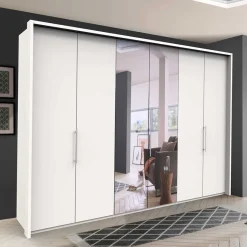 Outlet Kleiderschrank mit platzsparenden Falttüren - Donpiave I Kleiderschränke