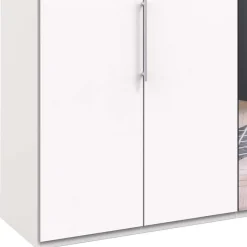 Outlet Kleiderschrank mit platzsparenden Falttüren - Donpiave I Kleiderschränke