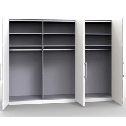 Outlet Kleiderschrank mit platzsparenden Falttüren - Donpiave I Kleiderschränke