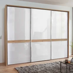 New Kleiderschrank mit Schwebetüren in Weiß - Tessina Kleiderschränke