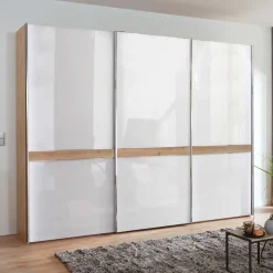 New Kleiderschrank mit Schwebetüren in Weiß - Tessina Kleiderschränke