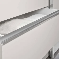 Discount Kleiderschrank mit sechs Schubladen und drei Türen - Ectria Kleiderschränke|Schränke