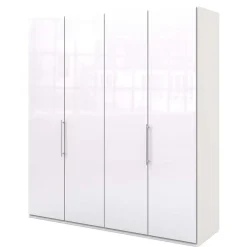 Online Kleiderschrank mit zwei Falttüren in Weiß - Dolienca Kleiderschränke|Schränke