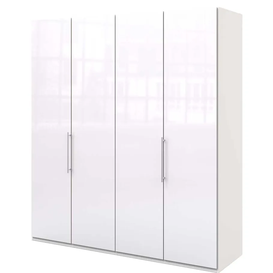 Online Kleiderschrank mit zwei Falttüren in Weiß - Dolienca Kleiderschränke|Schränke