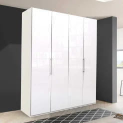 Online Kleiderschrank mit zwei Falttüren in Weiß - Dolienca Kleiderschränke|Schränke