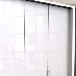 Online Kleiderschrank mit zwei Falttüren in Weiß - Dolienca Kleiderschränke|Schränke